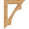 Ekena Millwork Westlake Traditional Rough Sawn Bracket, Western Red Cedar, 6"W x 34"D x 46"H BKT06X34X46WTL01RWR - alternate 4